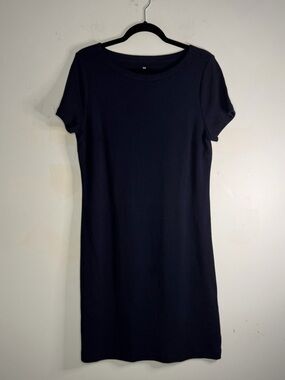 Talbots Navy Cotton Dress